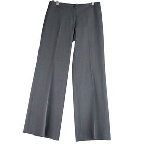 United Colors of Benetton Womens 10 Gray Wide Leg Dress Pants Trousers